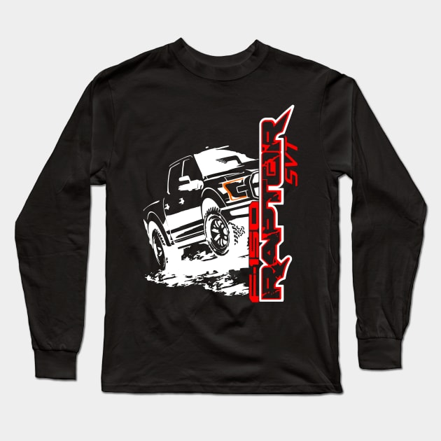 F150 Raptor SVT Long Sleeve T-Shirt by gaplexio